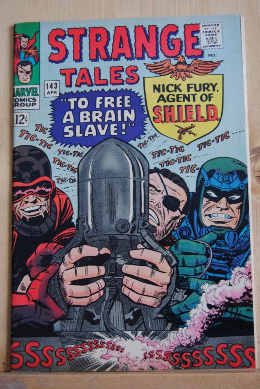 Strange Tales #143, Nick Fury, Dr. Strange, High grade!