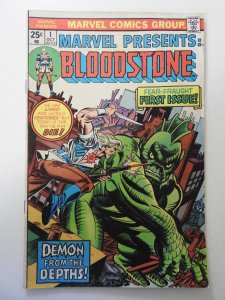 Marvel Presents #1 VG- Condition moisture stain