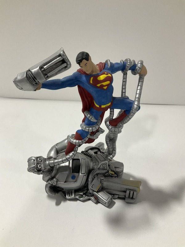 SUPERMAN MAN VS. MACHINE JERRY ORDWAY STATUE IN BOX LMTD 1995/2500 DC DIRECT 