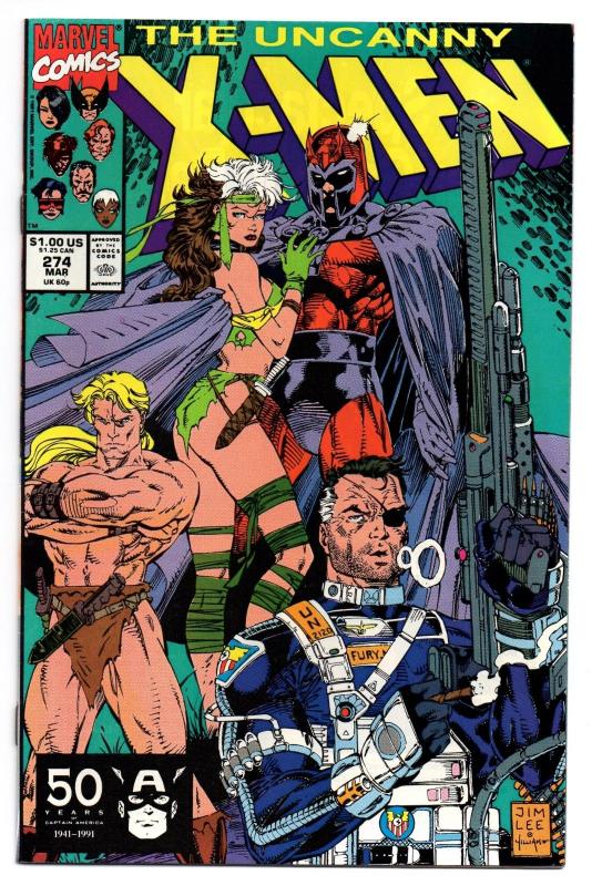 The Uncanny X-Men #274 (Mar 1991, Marvel) - Very Fine/Near Mint