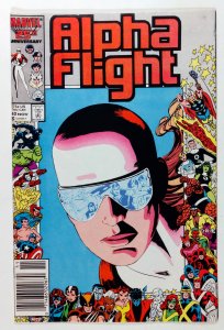 Alpha Flight #40 (1986) NEWSSTAND, Marriage of Namor and Marrina