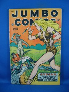 JUMBO COMICS 109 VG+ 1948 SHEENA