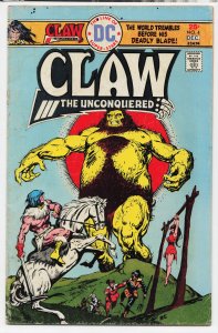 Claw the Unconquered #4 (1975) Claw the Unconquered