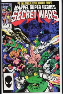 Marvel Super Heroes Secret Wars #6 (1984) Buckaroo Banzai [Key Issue] Descrip...
