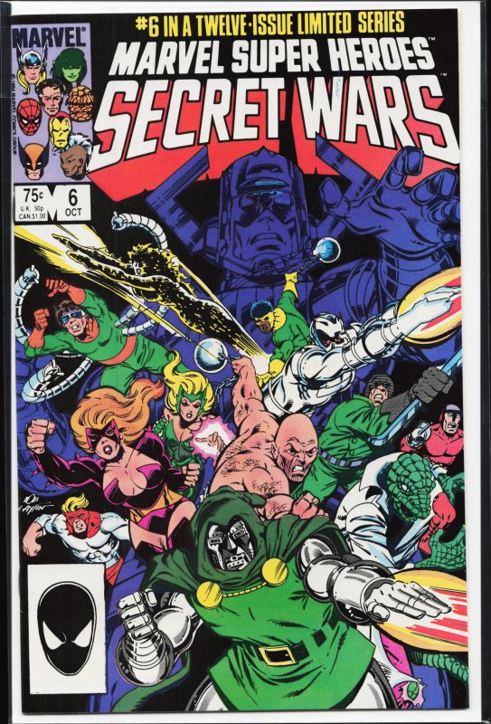 Marvel Super Heroes Secret Wars #6 (1984) Buckaroo Banzai [Key Issue] Descrip...