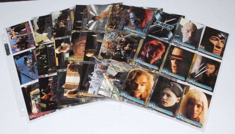 2000 Topps X-Men movie Cards Set of 72, Wolverine, Storm,Toad, Professor X etc