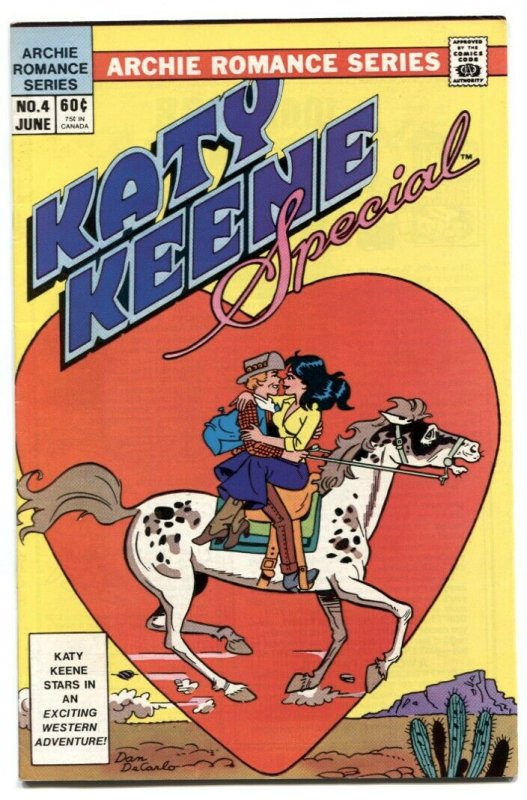 Katy Keene #4 1984- Dan DeCarlo cover- Archie Romance comic VF+