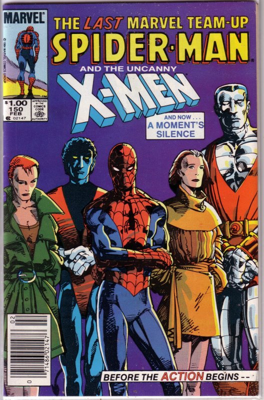 Marvel Team-Up vol. 1 #150 FN Spider-Man, X-Men, Simonson/LaRocque