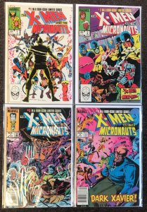 X-Men and the Micronauts #1,2,3,4,5 1984 Marvel comics Set Lot Nm 