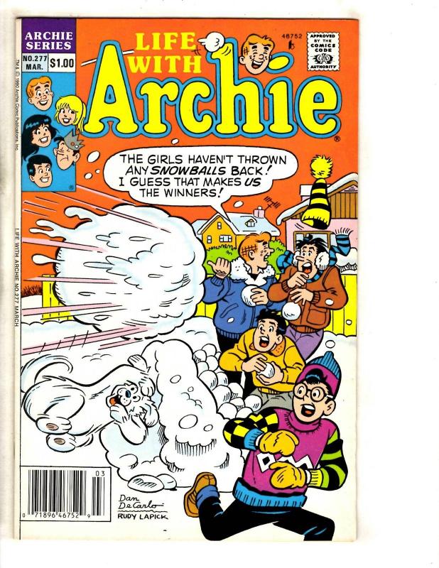 Lot Of 5 Archie Comic Books Life With 266 128 11 277 + Betty's Diary 12 J305