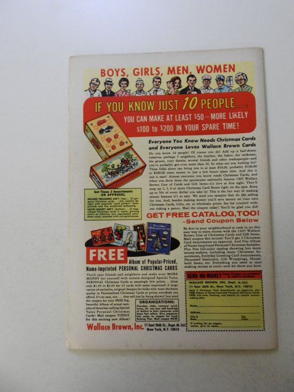 Adventure Comics #335 (1965) FN condition stains back cover