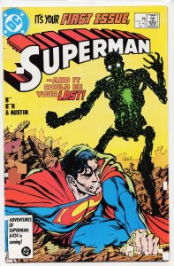 Superman #1 (1987) Superman