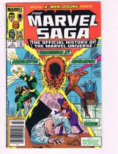 The Marvel Saga The Official History Of The Marvel Universe #4 VF Marvel DE7