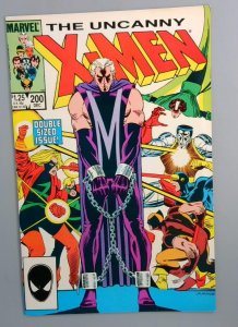 Uncanny X-Men #200, VF Trial of Magneto Marvel, 1985 JR1