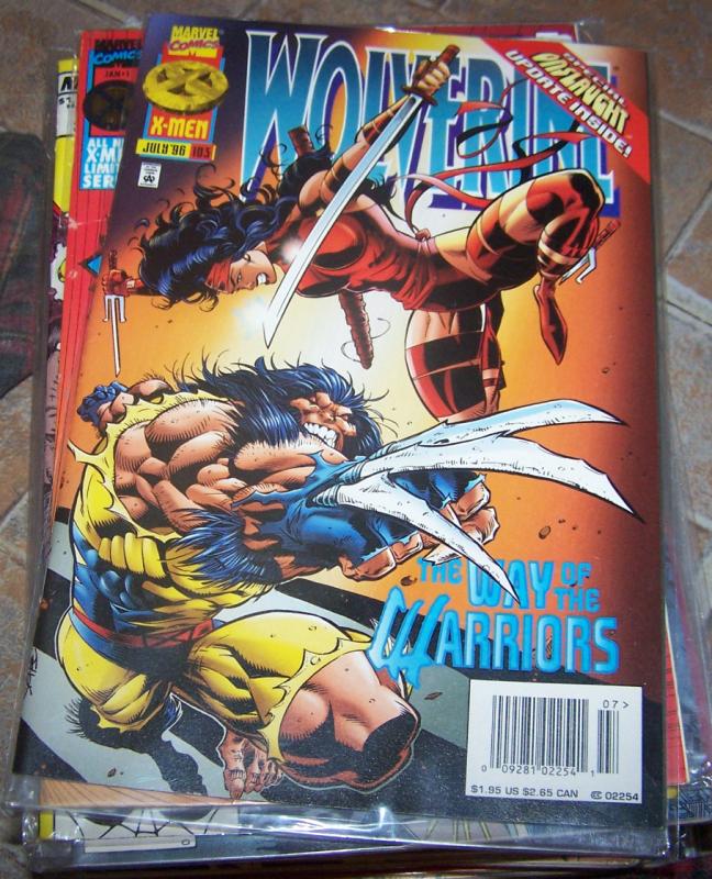 WOLVERINE # 103 july  1996 marvel  xmen  elektra onslaught 