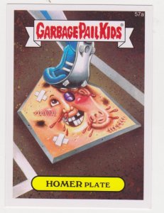 2015 Garbage Pail Kids  #57a- Homer Plate