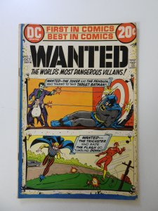 Wanted, The World's Most Dangerous Villains #2 (1972) FN- condition