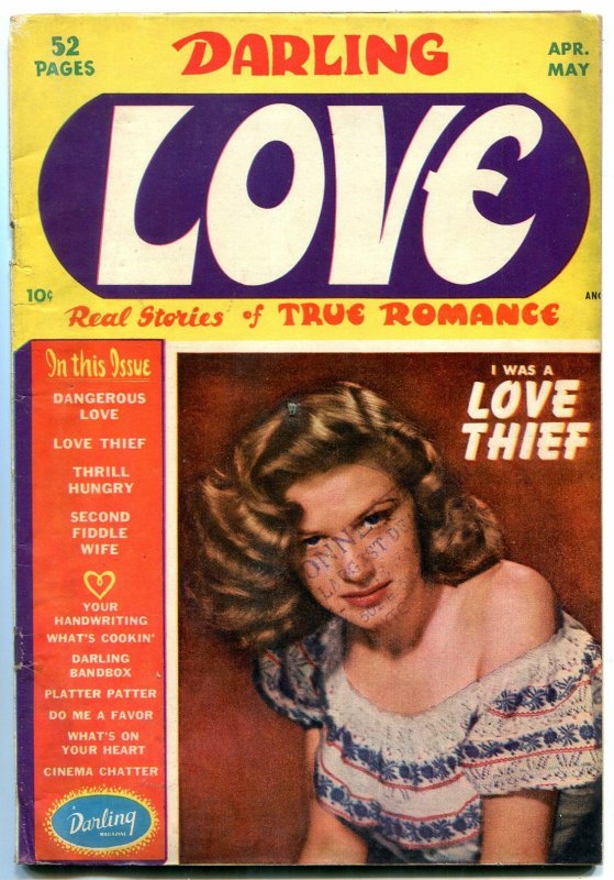 Darling Love #4 1950- Golden Age Romance- Love Thief VG 