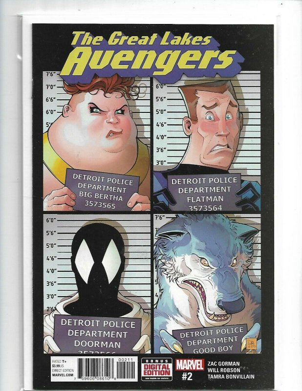 Great Lakes Avengers #2 in Near Mint condition. Marvel comics nw118