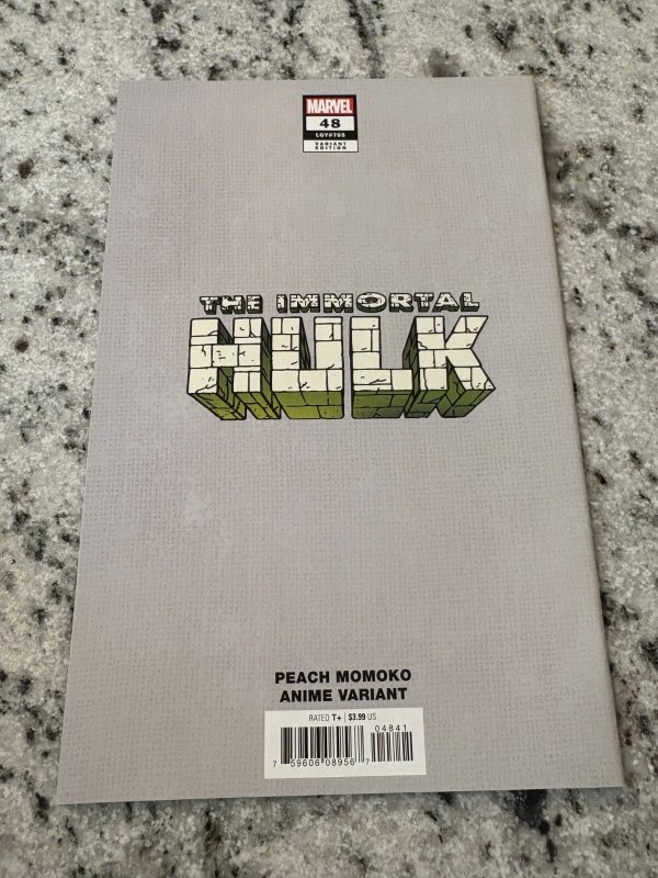 Immortal Hulk #48 NM 1st Print Variant Cover Marvel Comic Book Spiderman 18 J436