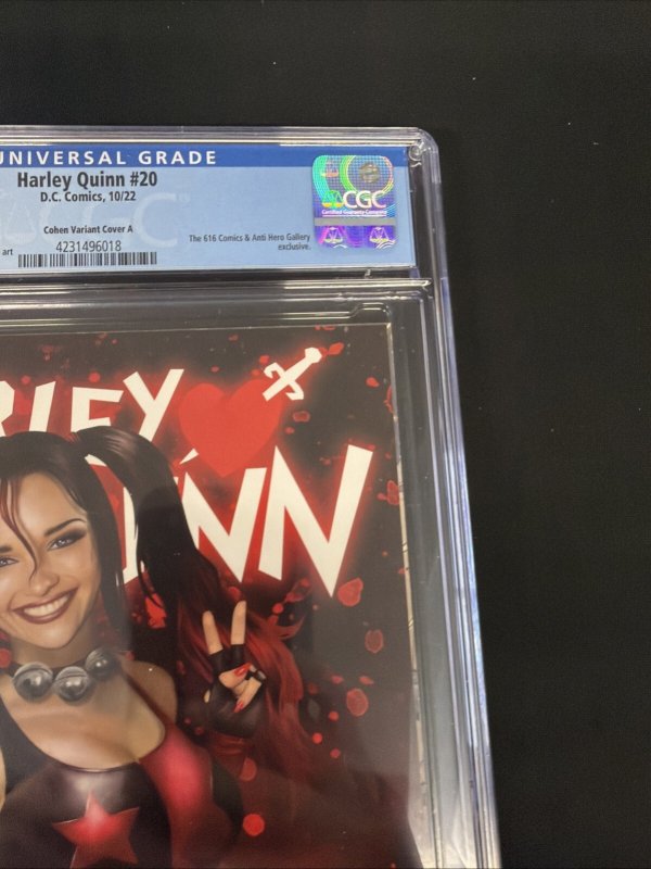 Harley Quinn #20 Cohen Variant Cover A Cgc 9.8 2022