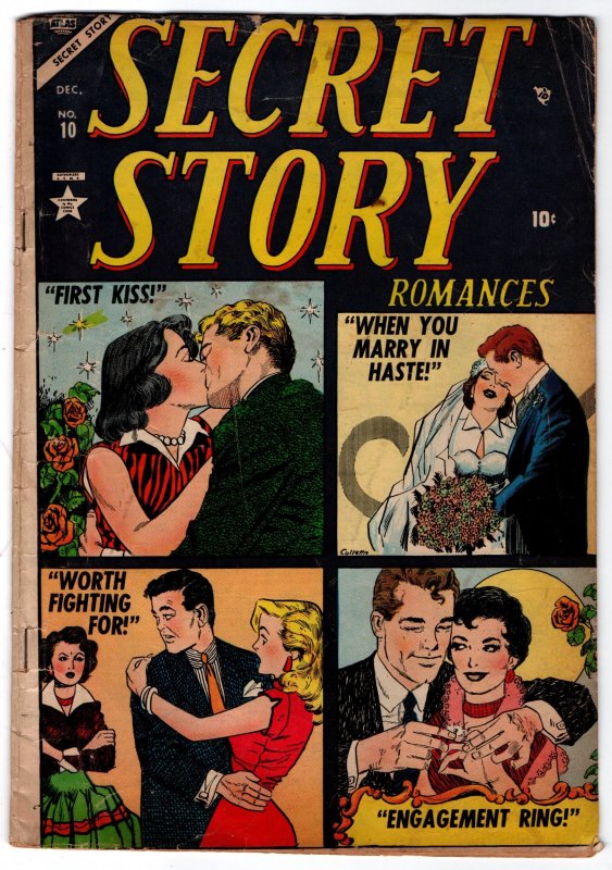 Secret Story Romances #10 (1954) #10  G 2.0  scarce  none in census