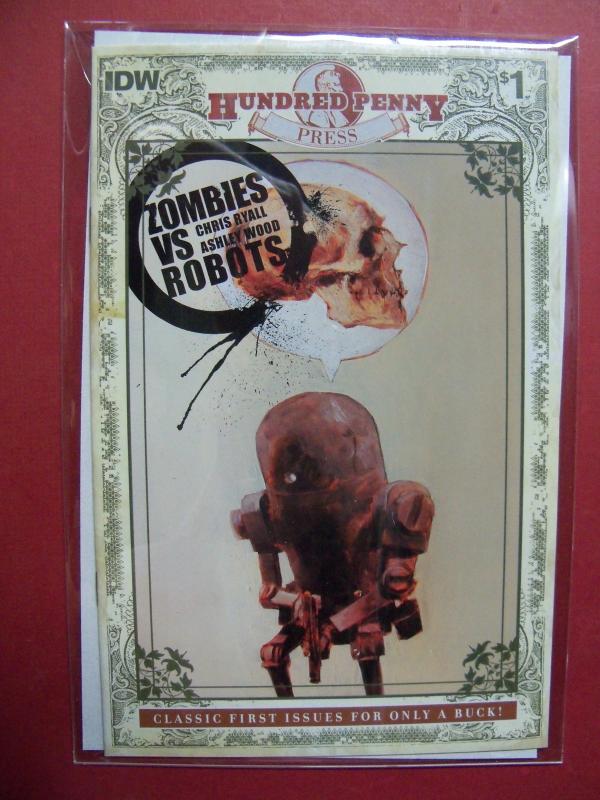 ZOMBIES VS ROBOTS #1    (9.0 to 9.4 or better)  IDW