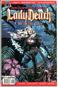 LADY DEATH MEDIEVAL TALE #9, NM+, Brian Pulido, 2003, more LD in store