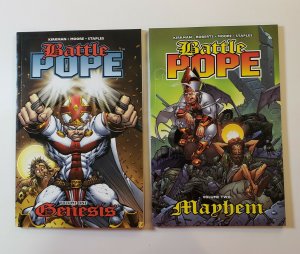 Battle Pope TPB Soft Cover Set Volume 1-4 Tmage Comics NM