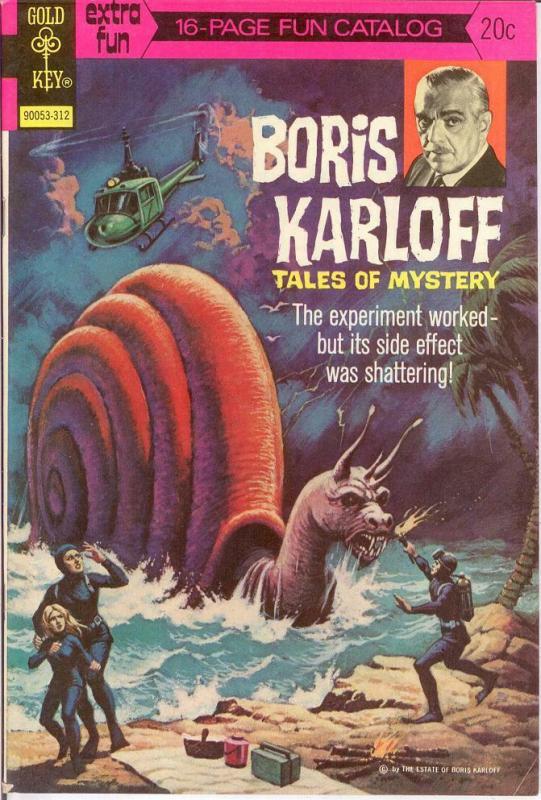 BORIS KARLOFF (1963-1980) 51 VF-NM December 1973 COMICS BOOK