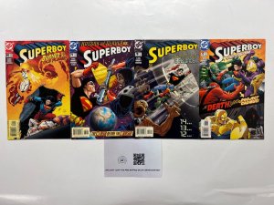 4 Superboy DC Comic Books # 77 78 79 80 Batman Wonder Woman Flash 92 JS45