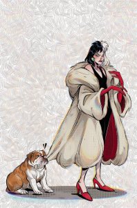 Disney Villains Cruella De Vil #1 2024 Lusky 1:20 Cover H Dynamite EB102