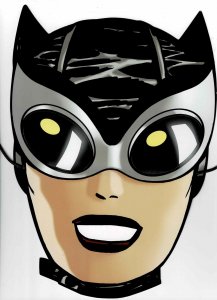 Catwoman (v2) Halloween Face Mask! Batman Day 2023 Extra. Brand New!