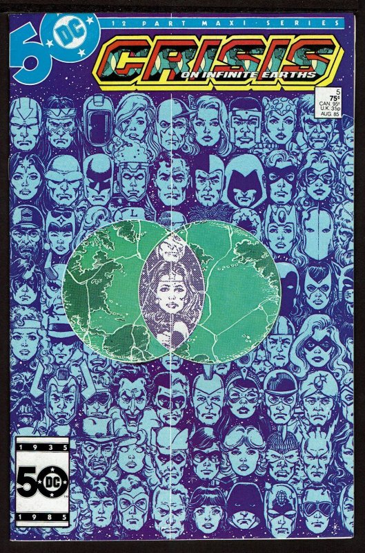 Crisis On Infinite Earths #5  (Aug 1985, DC)  8.0 VF