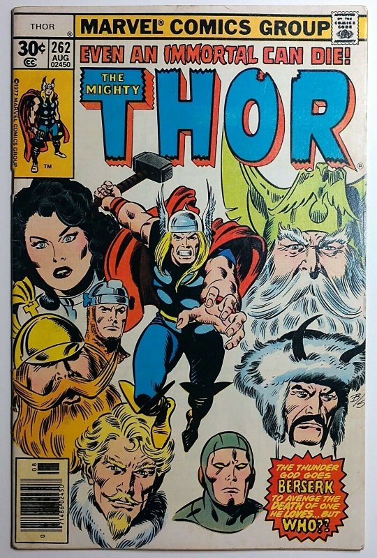 The Mighty Thor #262 MARK JEWELERS 