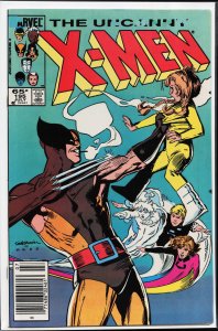 The Uncanny X-Men #195 Newsstand Edition (1985) X-Men