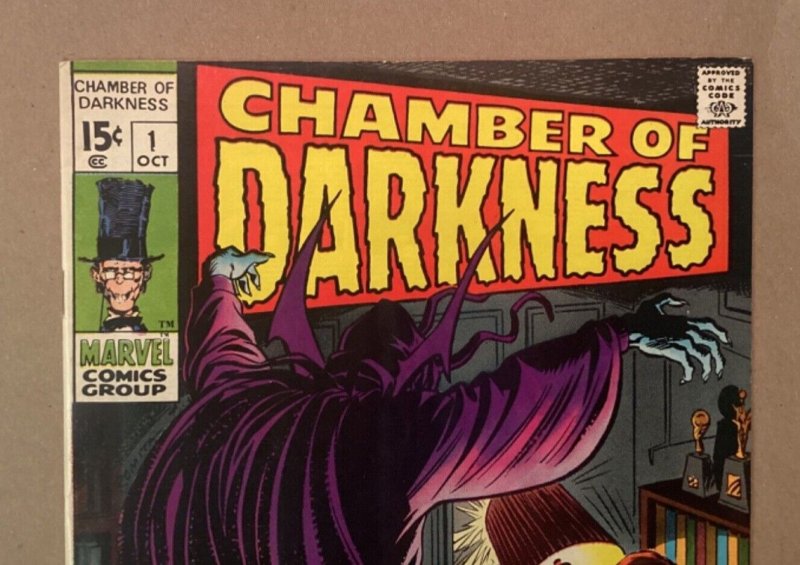 Chamber of Darkness #1 (1969) FINE Condition Spine roll, cover wear, cream pages