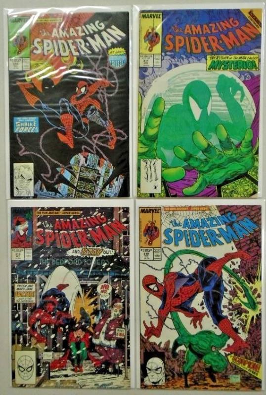 Amazing Spider-Man Lot #303 to #328 - see pics - 12 different books - 6.0 - 1988