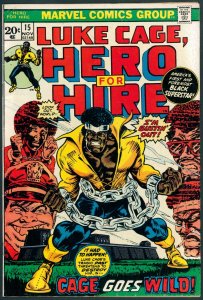 Hero For Hire 15 FN/VF 7.0 Marvel 1973