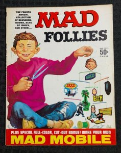 1966 MAD FOLLIES Magazine #4 FN 6.0 Alfred E Neuman NO INSERT