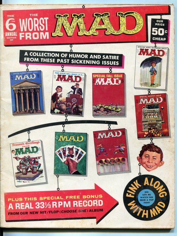 Worst From Mad-Magazine-#6-1963-Mort Drucker-Don Martin-David Berg