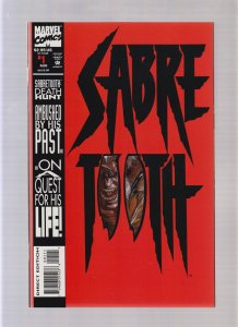 Sabretooth #1 - Home Hunter/Die Cast! (9.0) 1993
