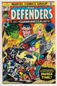 Marvel THE DEFENDERS #26 Guardians of the Galaxy App. (1975) ~ VG/FN (PF223)