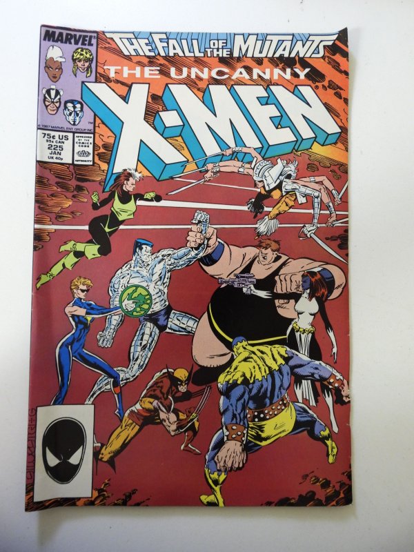 Uncanny X-Men #225 FN- Condition