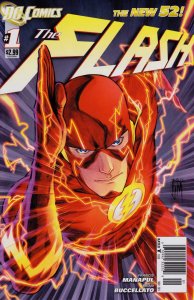 FLASH #1  FRANCIS MANAPUL COVER DC NEW 52 NEAR MINT.