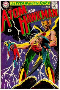 THE ATOM and HAWKMAN #40 (Dec1968) 7.5 VF-  Joe Kubert! Murphy Anderson!