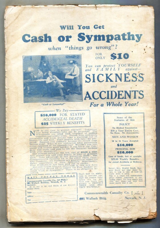 Complete Sky Novel #5 Feb 1931-SUPER RARE aviation pulp magazine