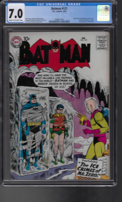 Batman #121 (1959) CGC Graded 7.0