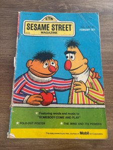 Sesame Street Magazine Vol. # 1 # 3 February 1971 CTW Mobil Oil Companies 4 J437
