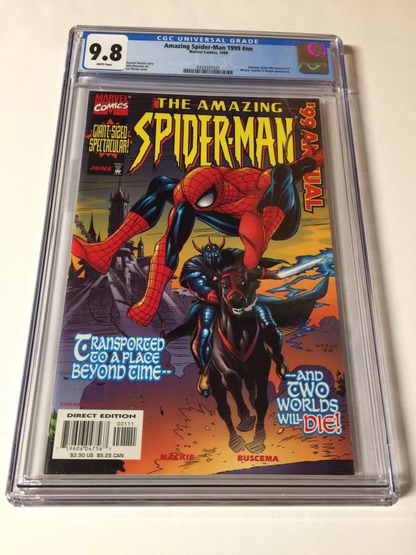 Amazing Spider-man 1999 Annual Cgc 9.8 White Pages